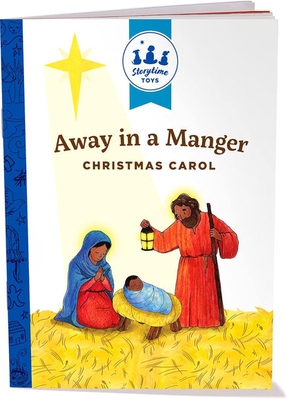 Away in A Manger Nativity Book and Playset